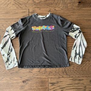 Grateful Dead Dancing Bears Long Sleeve Shirt. Women’s XS